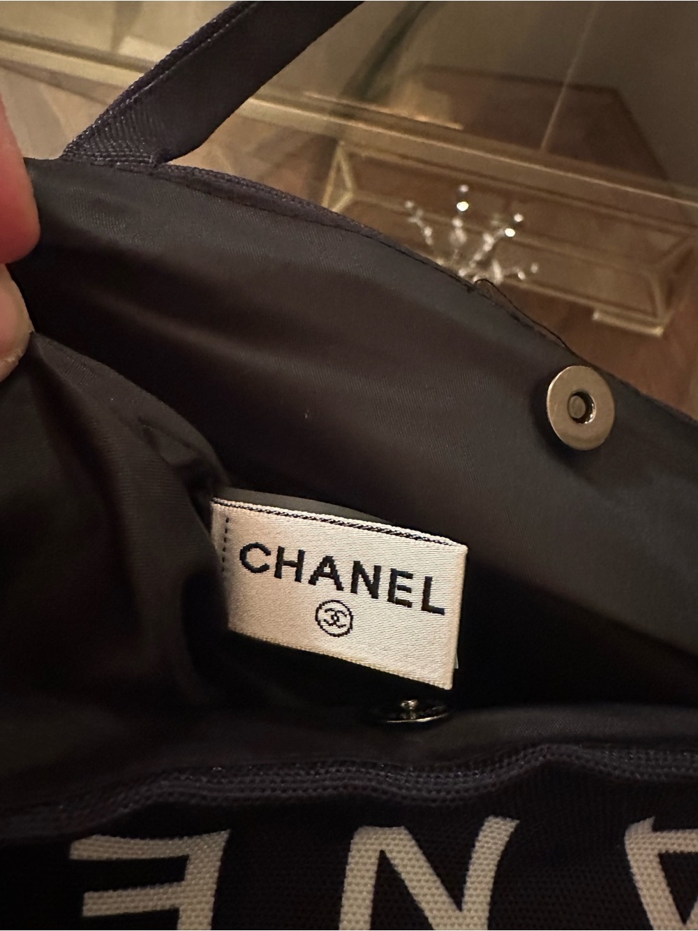 NWT Authentic VIP CHANEL Beaute Mademoiselle Rue De Cambon Lady Canvas Tote Bag - Picture 7 of 7